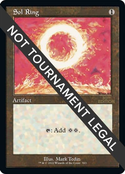 Sol Ring 563 Retro Frame 30th Anniversary Edition Magic card