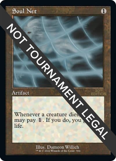 Soul Net Retro Frame 30th Anniversary Edition Magic card