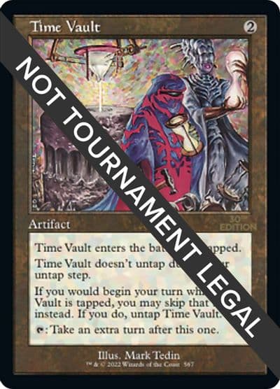 Time Vault Retro Frame 30th Anniversary Edition Magic card