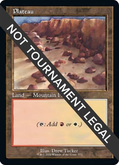 Plateau Retro Frame 30th Anniversary Edition Magic card