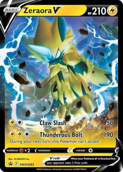 Zeraora V - SWSH263 SWSH: Sword & Shield Promo Cards Pokemon card