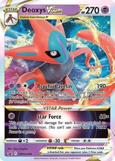 Deoxys VSTAR - SWSH268 SWSH: Sword & Shield Promo Cards Pokemon card