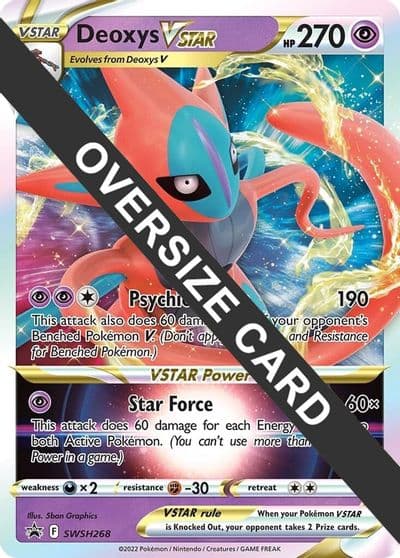 Deoxys VSTAR - SWSH268 Jumbo Cards Pokemon card