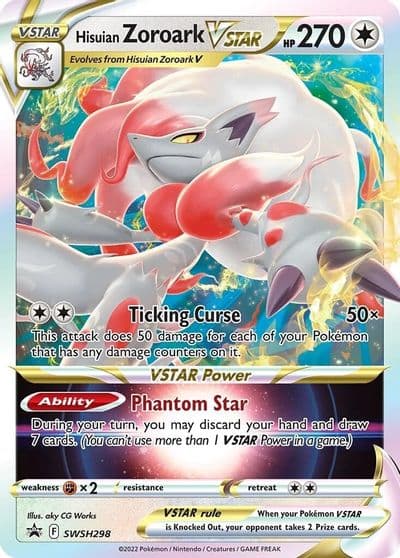 Hisuian Zoroark VSTAR - SWSH298 SWSH: Sword & Shield Promo Cards Pokemon card
