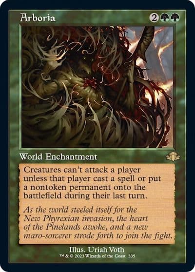 Arboria Retro Frame Dominaria Remastered Magic card