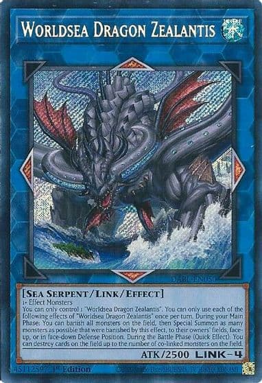 Worldsea Dragon Zealantis Darkwing Blast Yu-Gi-Oh! card