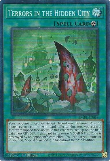 Terrors in the Hidden City Darkwing Blast Yu-Gi-Oh! card