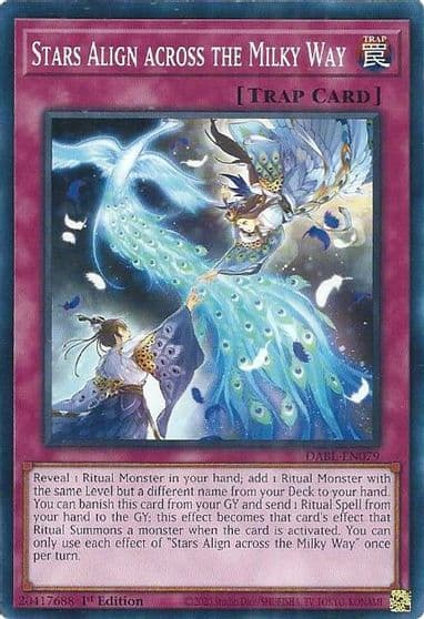 Stars Align across the Milky Way Darkwing Blast Yu-Gi-Oh! card