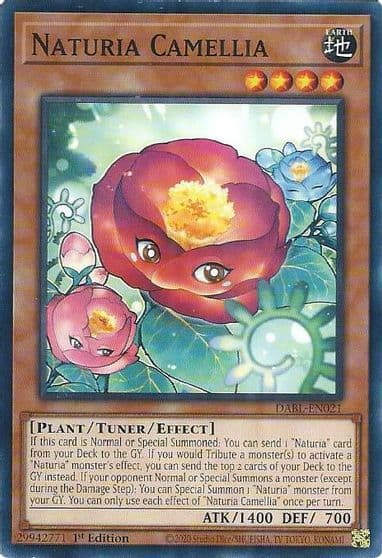 Naturia Camellia Darkwing Blast Yu-Gi-Oh! card