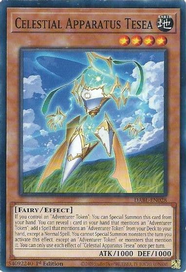 Celestial Apparatus Tesea Darkwing Blast Yu-Gi-Oh! card
