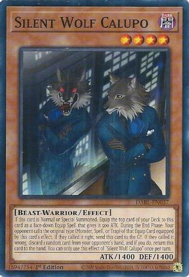 Silent Wolf Calupo Darkwing Blast Yu-Gi-Oh! card