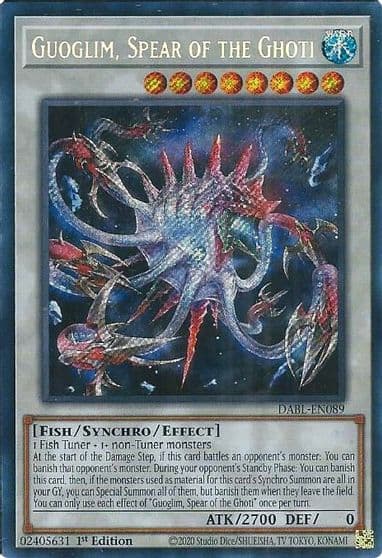 Guoglim Spear of the Ghoti Darkwing Blast Yu-Gi-Oh! card