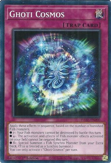 Ghoti Cosmos Darkwing Blast Yu-Gi-Oh! card