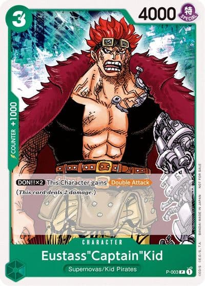 EustassCaptainKid Promotion Pack 2022 One Piece Promotion Cards One Piece card