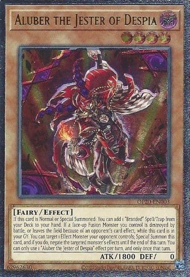 Aluber the Jester of Despia UTR OTS Tournament Pack 20 Yu-Gi-Oh! card