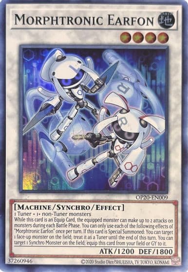 Morphtronic Earfon OTS Tournament Pack 20 Yu-Gi-Oh! card