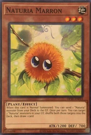 Naturia Marron OTS Tournament Pack 20 Yu-Gi-Oh! card