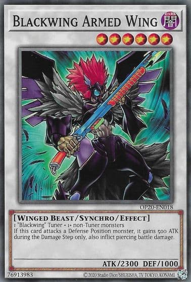 Blackwing Armed Wing OTS Tournament Pack 20 Yu-Gi-Oh! card