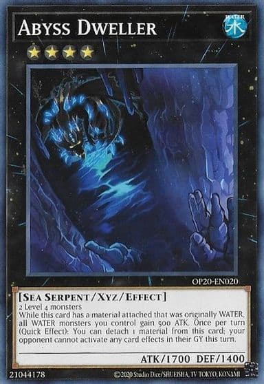 Abyss Dweller OTS Tournament Pack 20 Yu-Gi-Oh! card