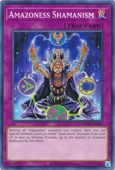 Amazoness Shamanism OTS Tournament Pack 20 Yu-Gi-Oh! card