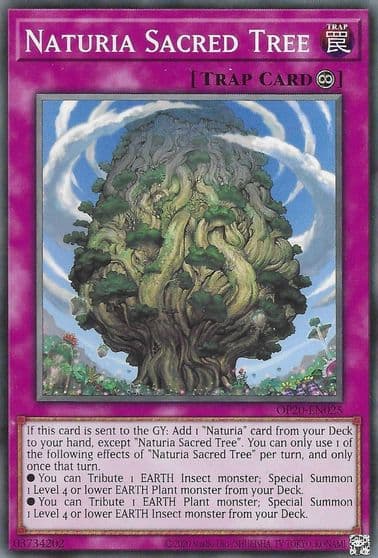 Naturia Sacred Tree OTS Tournament Pack 20 Yu-Gi-Oh! card