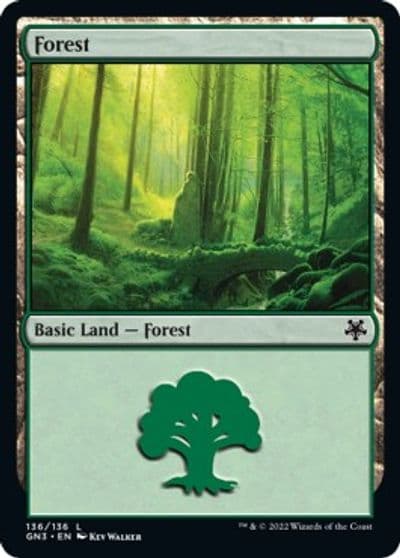Forest 136 Magic Game Night: Free-For-All Magic card