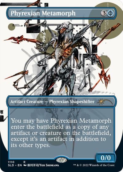 Phyrexian Metamorph Borderless Secret Lair Drop Series Magic card