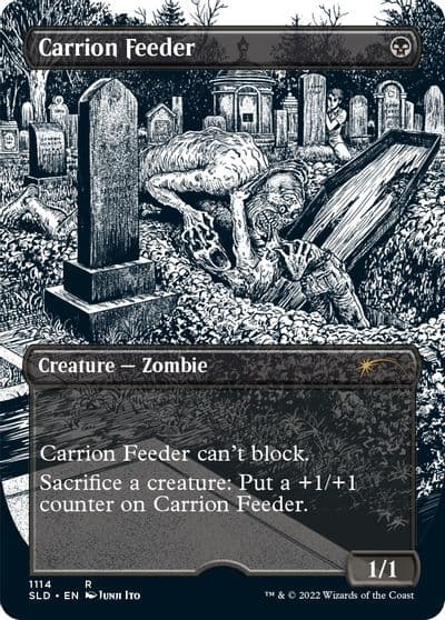 Carrion Feeder Borderless Secret Lair Drop Series Magic card
