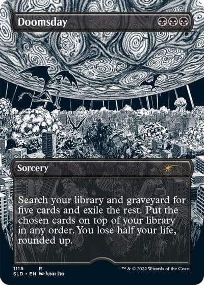 Doomsday Borderless Secret Lair Drop Series Magic card