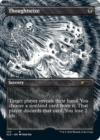 Thoughtseize Borderless Secret Lair Drop Series Magic card