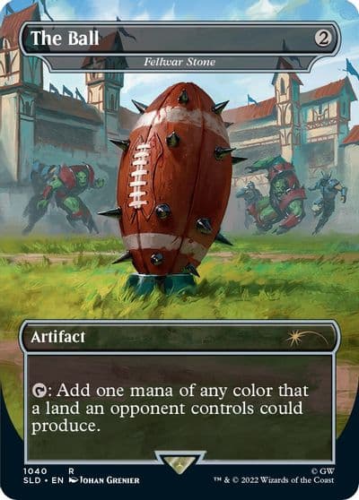 The Ball Fellwar Stone Borderless Secret Lair Drop Series Magic card