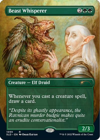 Beast Whisperer Borderless Secret Lair Drop Series Magic card