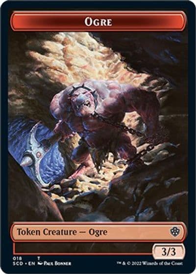 Ogre Zombie Double Sided Token Starter Commander Decks Magic card