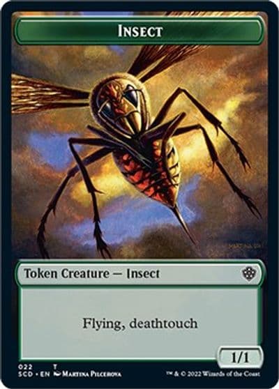 Insect Cat Beast Double Sided Token Starter Commander Decks Magic card