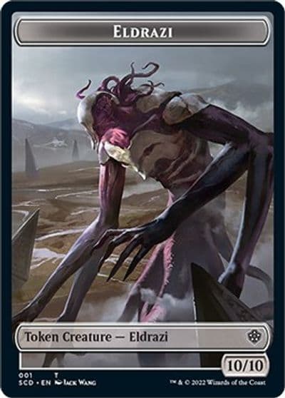 Eldrazi Soldier Double Sided Token Starter Commander Decks Magic card