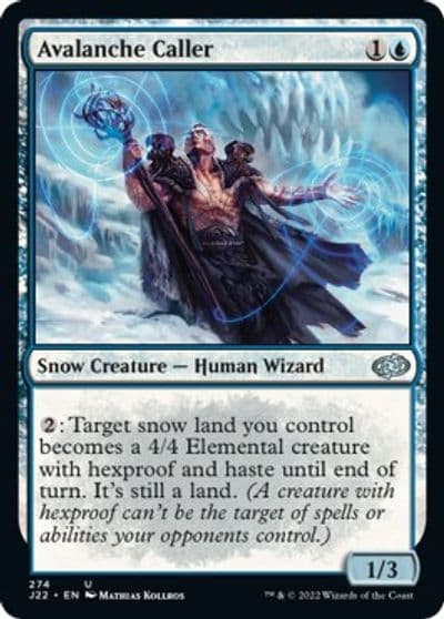 Avalanche Caller Jumpstart 2022 Magic card