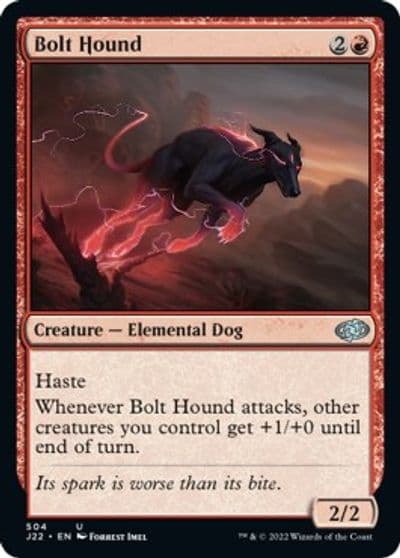 Bolt Hound Jumpstart 2022 Magic card