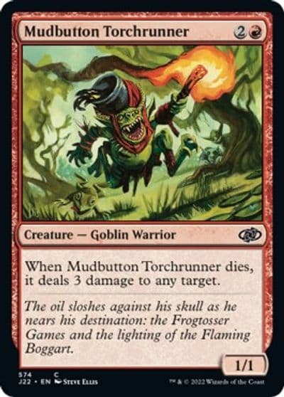 Mudbutton Torchrunner Jumpstart 2022 Magic card