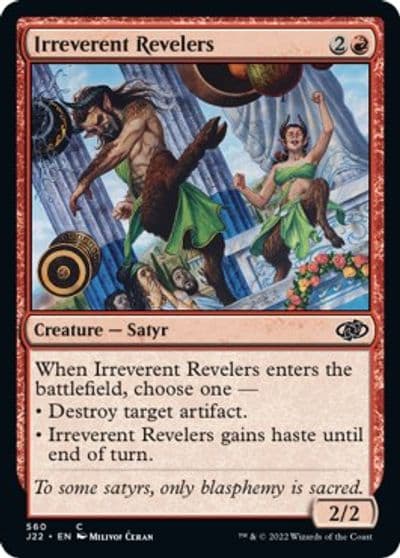 Irreverent Revelers Jumpstart 2022 Magic card