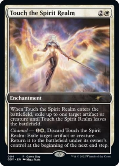 Touch the Spirit Realm Game Day & Store Championship Promos Magic card