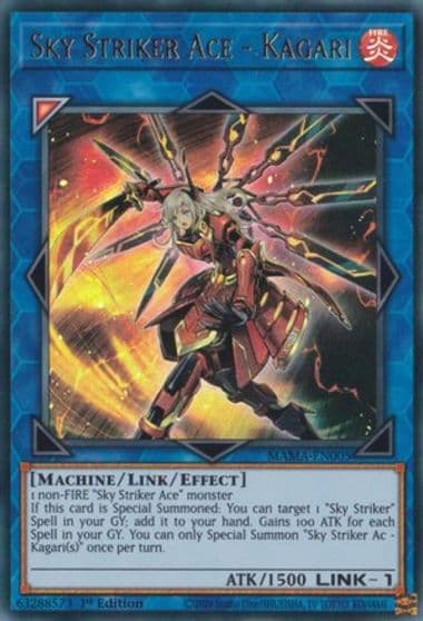 Sky Striker Ace Kagari Magnificent Mavens Yu-Gi-Oh! card