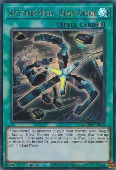 Sky Striker Mecha Widow Anchor Magnificent Mavens Yu-Gi-Oh! card