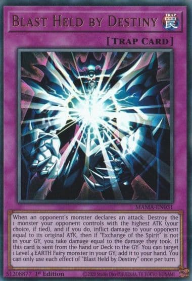 Blast Held by Destiny Magnificent Mavens Yu-Gi-Oh! card