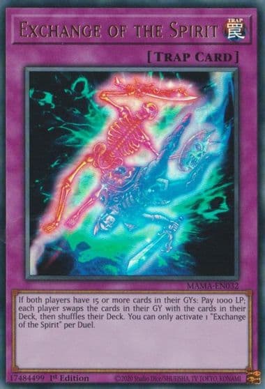 Exchange of the Spirit Magnificent Mavens Yu-Gi-Oh! card