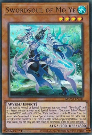 Swordsoul of Mo Ye Magnificent Mavens Yu-Gi-Oh! card
