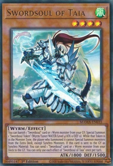 Swordsoul of Taia Magnificent Mavens Yu-Gi-Oh! card