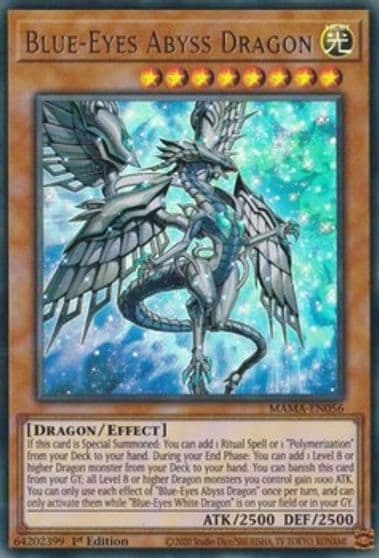Blue Eyes Abyss Dragon Magnificent Mavens Yu-Gi-Oh! card