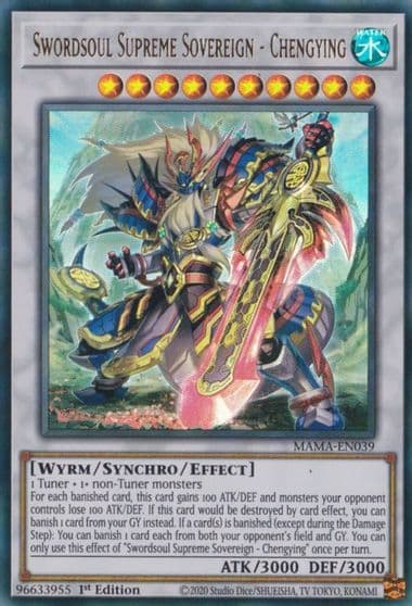 Swordsoul Supreme Sovereign Chengying Magnificent Mavens Yu-Gi-Oh! card