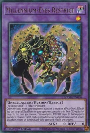 Millennium Eyes Restrict Magnificent Mavens Yu-Gi-Oh! card