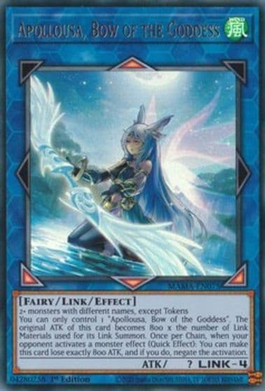 Apollousa Bow of the Goddess Magnificent Mavens Yu-Gi-Oh! card